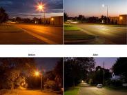 Examples of LED lighting versus regular lighting