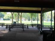 Picture of pavilion picnic tables