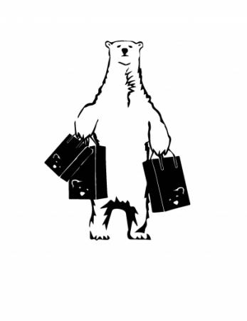 Shopping Bear