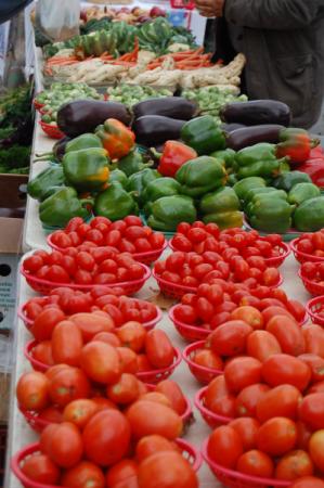 Image of vegetables from Farmers' Market stand